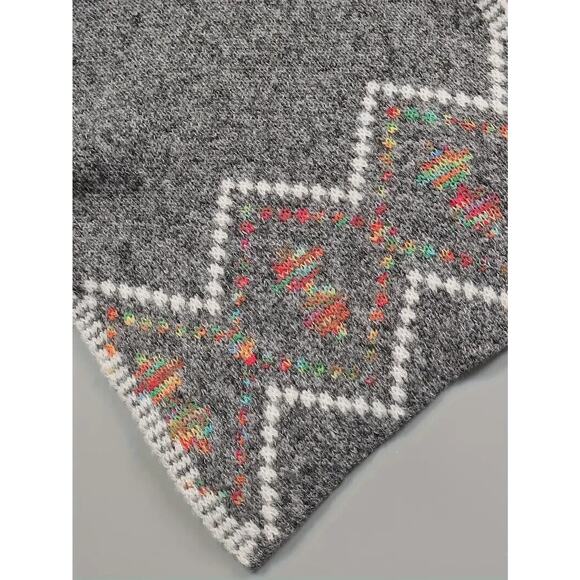 Sweater Womens Plus Cardigan Gray Hooded Long Duster Aztec Pockets - Picture 4 of 6